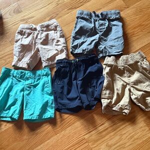 Place Kids Shorts Pack - Navy, Teal, Gray, Beige, Cream